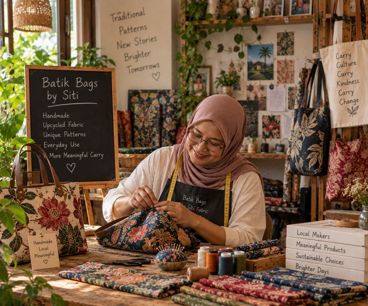 Siti's Handmade Batik Bag (Prototype Only)