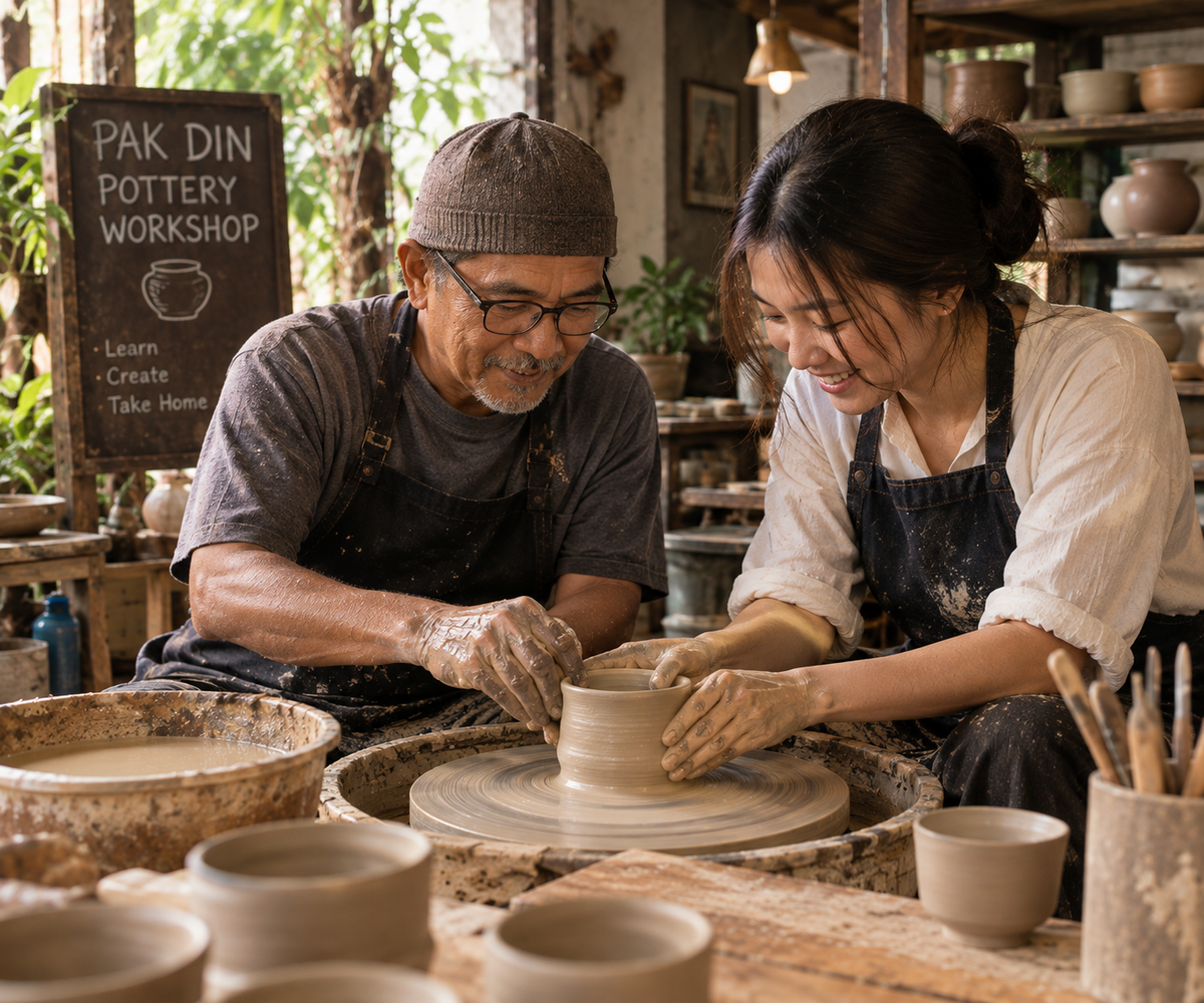 (2 Hours Class) Make Your Own Pottery with Pak Din (Prototype Only)